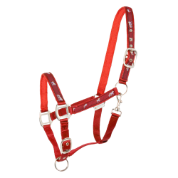 Licol Waldhausen déco Petits chevaux Rot
