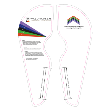 Mesure d'arcade selles Waldhausen