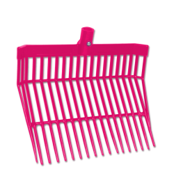 Tête de fourche à crottin Waldhausen plastique Pink Rosa