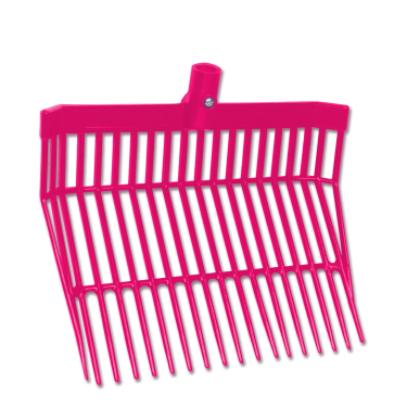 Tête de fourche à crottin Waldhausen plastique Pink Rosa