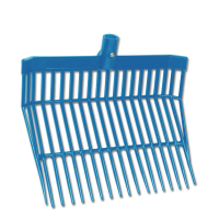 Tête de fourche à crottin Waldhausen plastique Azurblau