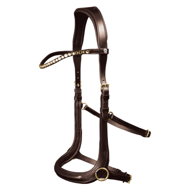 Gebisslose Trense Sensation Waldhausen X-Line Braun