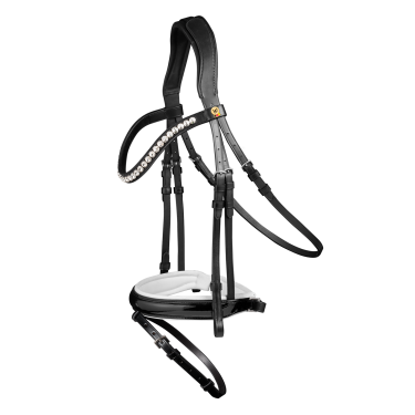 Trense Timeless Waldhausen S-Line Schwarz / Weiß