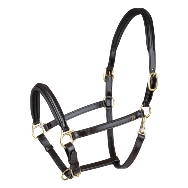 Lederhalfter Waldhausen Classy X-Line Braun / Gold