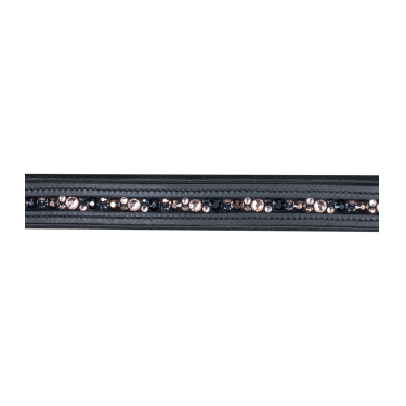 Lederhalfter Waldhausen Crystal X-Line Schwarz / Grau Lederhalfter Waldhausen Crystal X-Line Schwarz / Grau