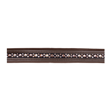 Lederhalfter Waldhausen Crystal X-Line Braun / Gold