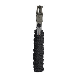 Anbindestrick Waldhausen Gloomy mit Panikhaken Schwarz