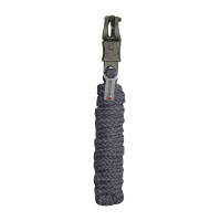 Anbindestrick Waldhausen Gloomy mit Panikhaken Granitgrau