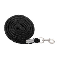 Führstrick Waldhausen Plus mit Karabinerhaken Schwarz