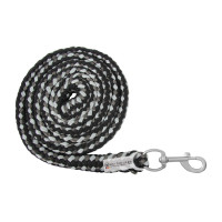 Führstrick Waldhausen Plus mit Karabinerhaken Schwarz / Grau Führstrick Waldhausen Plus mit Karabinerhaken Schwarz / Grau