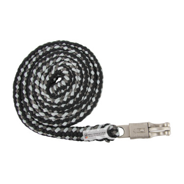 Führstrick Waldhausen Plus mit Panikhaken Schwarz / Grau Führstrick Waldhausen Plus mit Panikhaken Schwarz / Grau