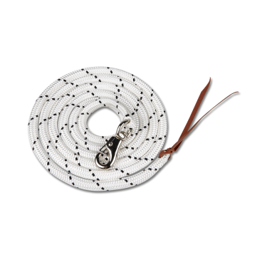 Waldhausen Western Longierleine Weiß Weiß