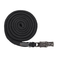 Longe Waldhausen Modern Rosé mit Panikhaken Schwarz / Anthrazit