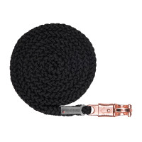 Longe Waldhausen Shine Panikhaken Schwarz / Roségold Longe Waldhausen Shine Panikhaken Schwarz / Roségold