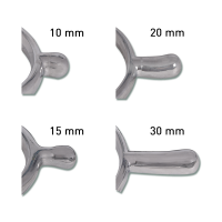 Set Waldhausen Crystal Damen-Sporen Weiß Weiß