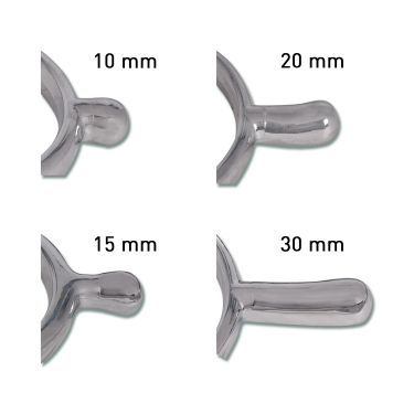 Set Waldhausen Crystal Damen-Sporen Weiß Weiß