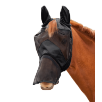 Waldhausen Premium 3-in-1 Fliegenschutzmaske Schwarz Waldhausen Premium 3-in-1 Fliegenschutzmaske Schwarz