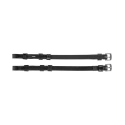 Gebisse mit Schlaufen Waldhausen S-Line, paarweise Schwarz