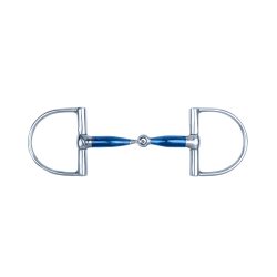 Waldhausen D-Ring Gebiss aus Sweet Iron, einfach gebrochene anatomische Form