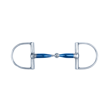 Waldhausen D-Ring Gebiss aus Sweet Iron, einfach gebrochene anatomische Form Waldhausen D-Ring Gebiss aus Sweet Iron, einfach gebrochene anatomische Form