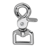 Waldhausen Karabinerhaken Grau / grau