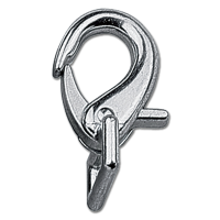 Waldhausen Karabinerhaken Grau