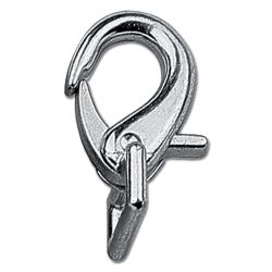 Waldhausen Karabinerhaken Grau