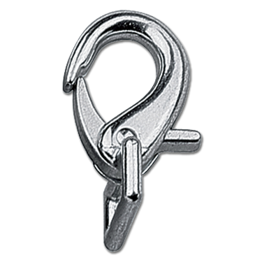 Waldhausen Karabinerhaken Grau