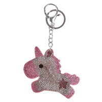 Porte-clés Waldhausen Licorne Silber / Rosa