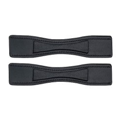 Protection d'éperons Waldhausen cuir la paire Schwarz Protection d'éperons Waldhausen cuir la paire Schwarz
