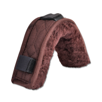 Rembourrage peau d'agneau Waldhausen dessus ou dessous de muserolle Braun