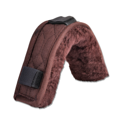 Rembourrage peau d'agneau Waldhausen dessus ou dessous de muserolle Braun