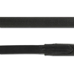 Rênes caoutchouc Waldhausen Schwarz