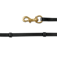 Rênes Island Waldhausen mousqueton Schwarz / Gold