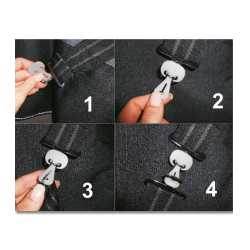 Safe-Gum Waldhausen 18 élastiques mélangés Grau Safe-Gum Waldhausen 18 élastiques mélangés Grau