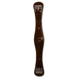 Sangle courte Waldhausen cuir avec élastique Braun