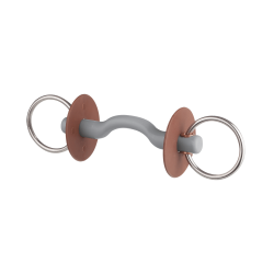Beris Gebissstange mit Zungenfreiheit, Ring 7,5 cm