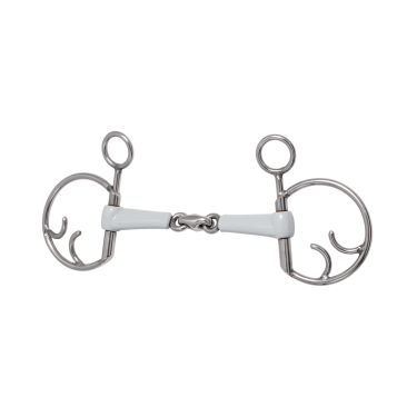 Beris Baucher-Gebiss mit doppelt gebrochener Mundstück Beris Baucher-Gebiss mit doppelt gebrochener Mundstück