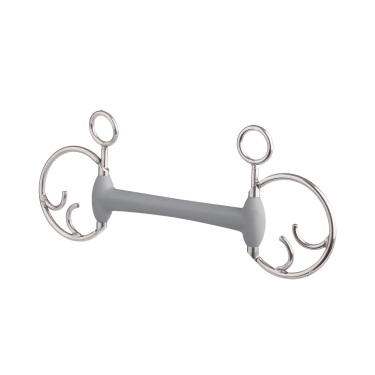 Baucher-Gebiss Beris mit Olivenkopf-Mundstück Baucher-Gebiss Beris mit Olivenkopf-Mundstück