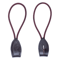 Kurze Pelham-Lederzügel Beris, 2 Stück Braun