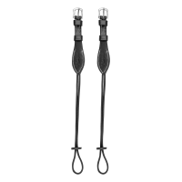Montant de releveur Beris cuir par 2 Schwarz Montant de releveur Beris cuir par 2 Schwarz