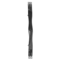 Waldhausen elastischer Ledergurt Schwarz