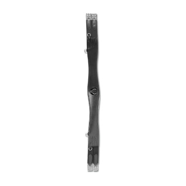 Waldhausen elastischer Ledergurt Schwarz