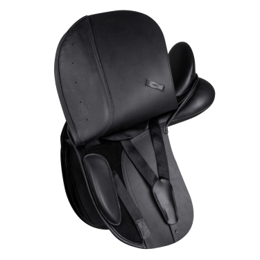 Dressursattel Waldhausen Leder Comfort Schwarz