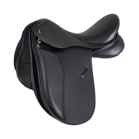 Dressursattel Waldhausen Leder Comfort Pony Schwarz Dressursattel Waldhausen Leder Comfort Pony Schwarz