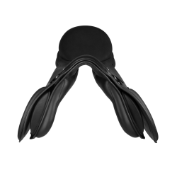 Vielseitigkeitssattel Waldhausen Leder Comfort Schwarz