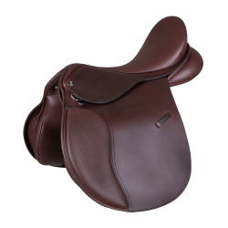 Vielseitigkeitssattel Waldhausen Leder Comfort Braun