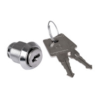 Zylinderschloss Waldhausen Sattelschrank und Hängeschrank Grau