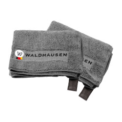 Mikrofaserhandtücher Waldhausen, 2 Stück Grau