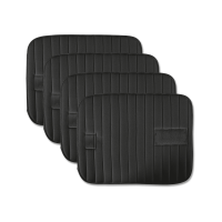 Klettunterlagen Waldhausen im 4er-Pack Schwarz Klettunterlagen Waldhausen im 4er-Pack Schwarz